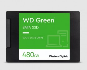SSD WESTERN DIGITAL 480Гб Скорость чтения 545 Мб/сек. WDS480G3G0A
