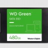 SSD WESTERN DIGITAL 480Гб Скорость чтения 545 Мб/сек. WDS480G3G0A
