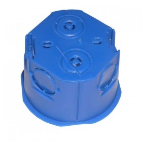 Коробка установочная приборная в бетон УПп 68/45.1.1, синяя