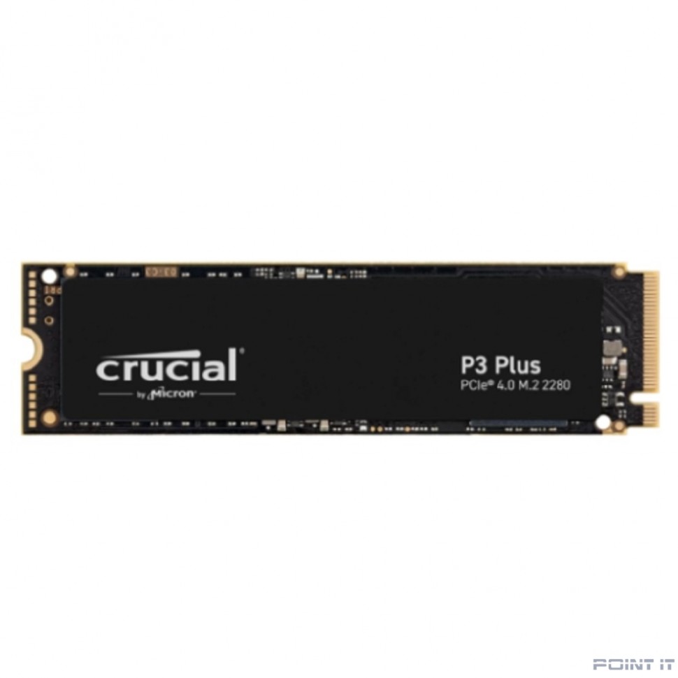 Накопитель SSD M.2 2280 Crucial CT2000P3PSSD8 P3 Plus 2TB PCIe Gen 4 x4 NVME 5000/4200MB/s TBW 440