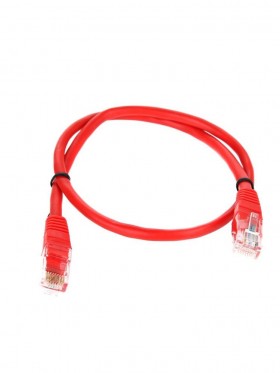 Кабель PATCH CAT5E UTP 0.5M RED NA102-R-0.5M TELECOM