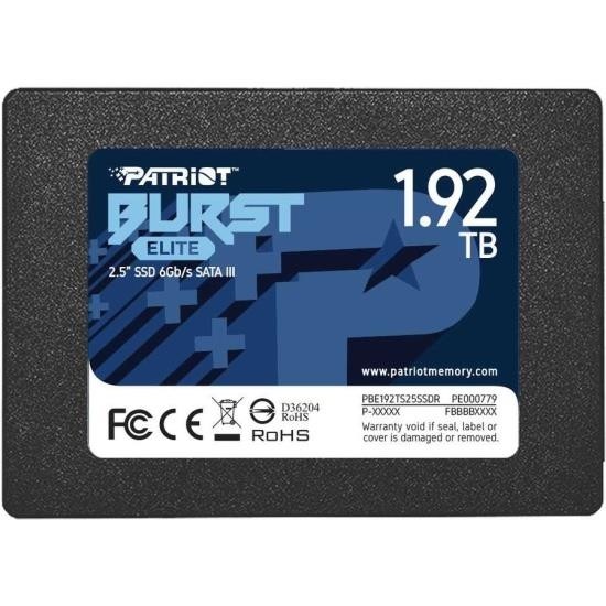 SSD жесткий диск SATA2.5" 1.92TB BURST E PBE192TS25SSDR PATRIOT