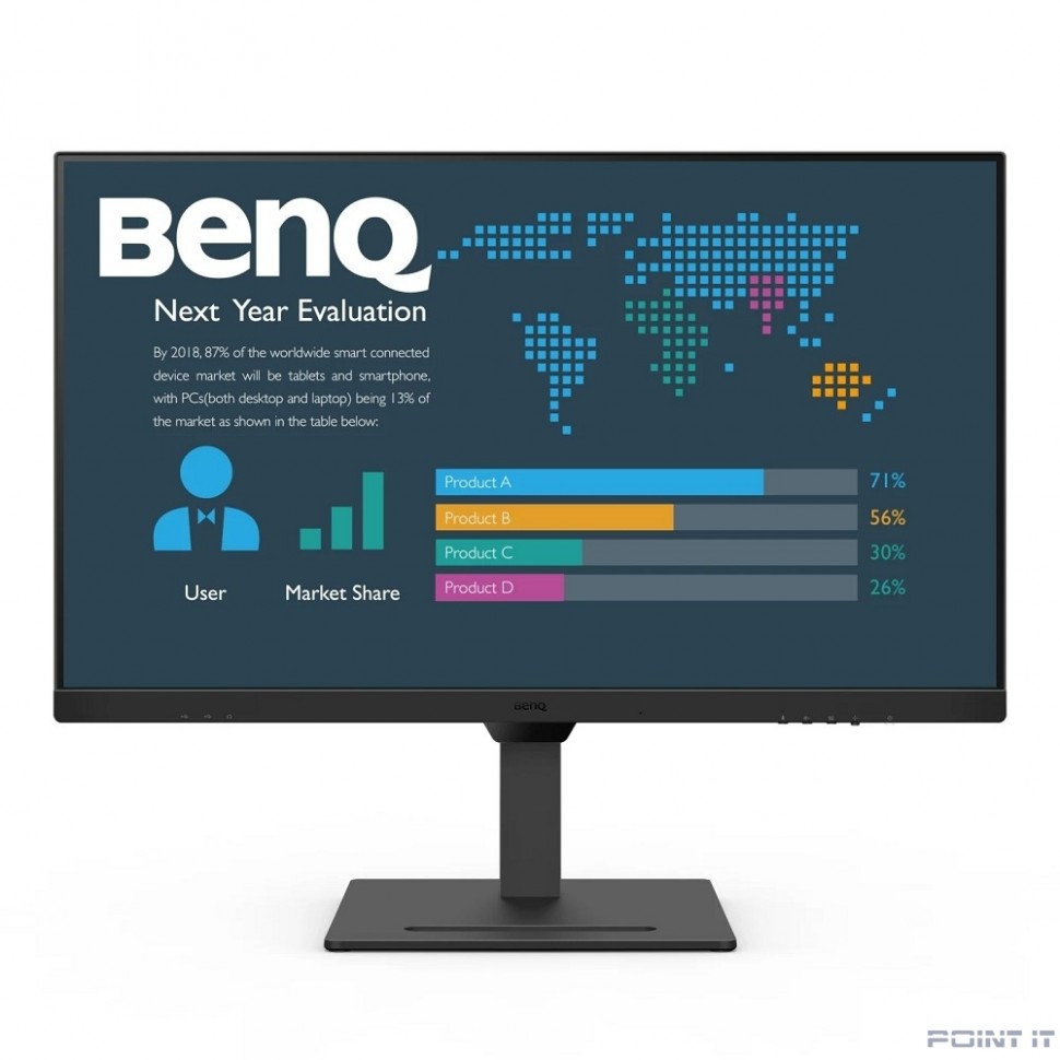 Монитор LCD BenQ 31.5" BL3290QT {IPS 2560x1440 60Hz5ms 350cd HDMI DisplayPort 3xUSB3.2 USB-C(65W)}