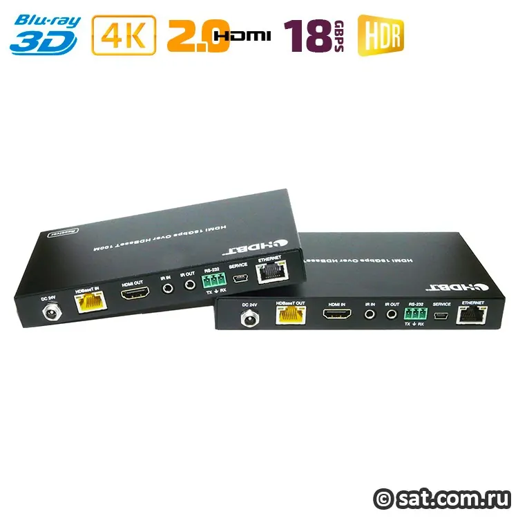 HDMI 2.0 удлинитель по UTP с HDBaseT / Dr.HD EX 100 BT18Gp