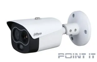 DAHUA DH-TPC-BF1241P-B3F4-WIFI-S2 Двухспектральная тепловизионная IP-камера с ИИ, Wi-Fi 2.4ГГц, 1/2.7" Progressive CMOS, объектив 4мм, неохлаждаемый FPA детектор, объектив 3,5мм, ИК 30м, IP67