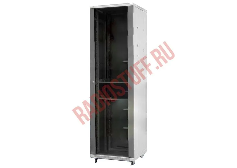 Шкаф напольный 27U серия T2(A2) (600х1000х1388), серый, разобранный