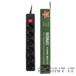 Гарнизон Сетевой фильтр EHB-6 1,8м 6 розеток