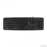 CBR KB 109 Black USB {Клавиатура, 104 кл., офисн., переключение языка 1 кнопкой (софт), USB. Длина кабеля 1,8м}