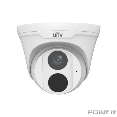 Uniview IPC36F12P-RU4 Видеокамера IP купольная, 1/2.8" 2 Мп КМОП @ 30 к/с, ИК-подсветка до 30м., 0.01 Лк @F2.0, объектив 2.8 мм, WDR 120db, 2D/3D DNR, Ultra 265, H.265, H.264, MJPEG, 2 потока, встрое