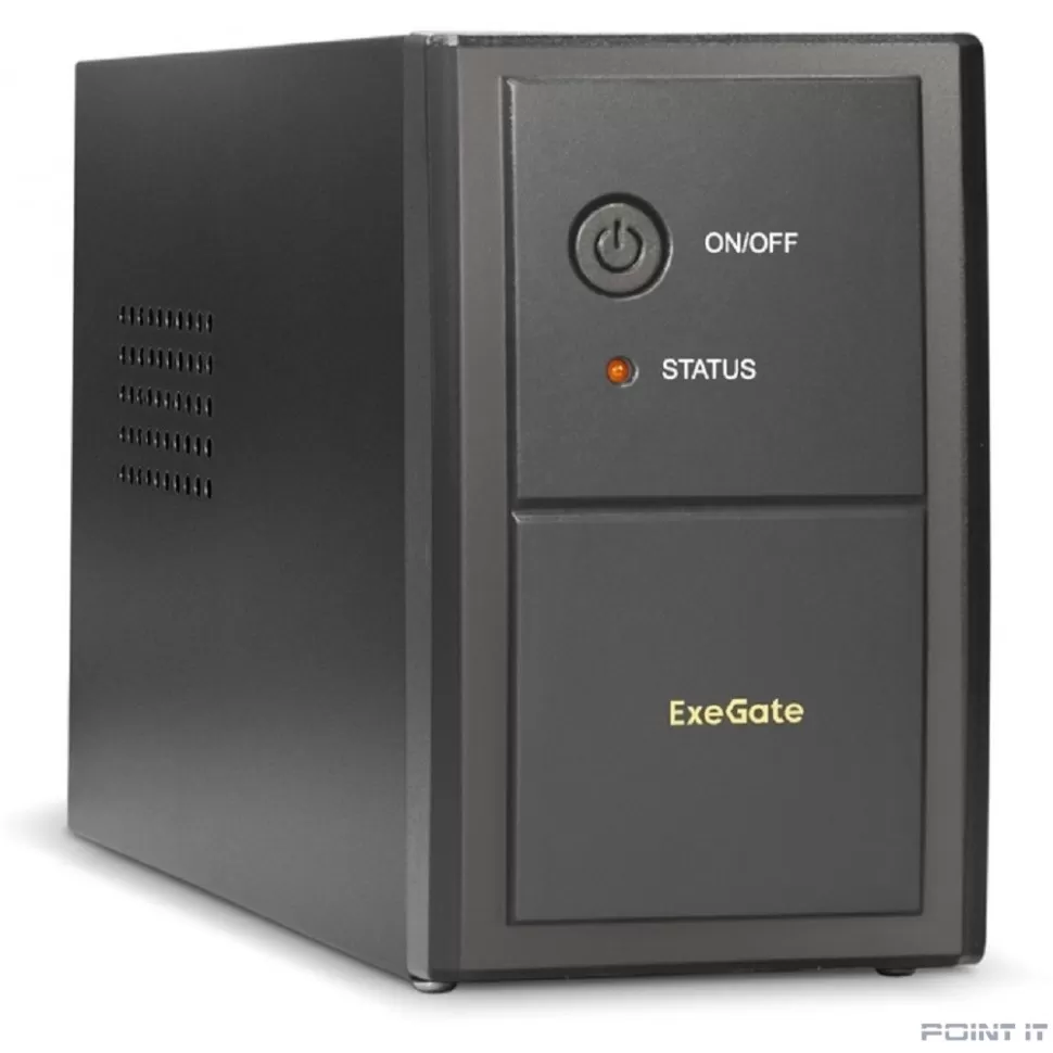 Exegate EP285520RUS ИБП Power Back BNB-400.LED.AVR.4C13 <400VA/240W, LED, AVR, 4*C13, металлический корпус Black>