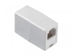 Соединительный модуль RJ-12(6p6c) на RJ12 / белый / блистер, Netko