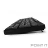 CBR KB 110 Black USB, Клавиатура офисн.,поверхность под карбон, переключение языка 1 кнопкой (софт)