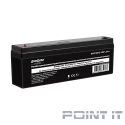 Exegate EP249948RUS Аккумуляторная батарея Exegate Power EXG12012, 12В 1.2Ач, клеммы F1