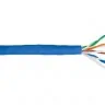 Кабель U/UTP4 cat.5e NETKO /4 пары 24 AWG BC / 305м / синий / одножильный "СКС", FLUKE TEST