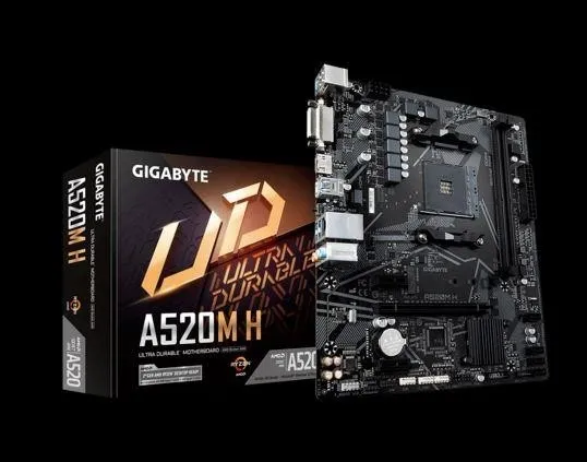 Материнская плата AMD A520 SAM4 MATX A520M H 1.2 GIGABYTE