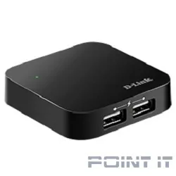 D-Link DUB-H4/D1A/E1A Компактный концентратор с 4 портами USB 2.0