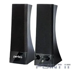 Perfeo колонки "Tower" 2.0, мощность 2х3 Вт (RMS), чёрн, USB (PF-532) [PF_4325]