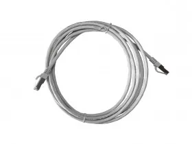 Патч-корд Netko СКС FTP4 cat.6, 3.0м, литой коннектор, серый, LSZH
