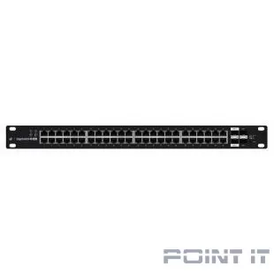 UBIQUITI ES-48-500W 48-портовый коммутатор с раздачей 24 В или 48 В на всех портах! Суммарно выдаваемая мощность на портах 500 Вт!