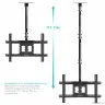 ONKRON N1L чёрный Для телевизоров диагональю 32"-70" Максимальная нагрузка: 68,2 кг VESA: 100x100, 100x200, 200x100, 200x200, 200x300, 200x400, 300x100, 300x200, 300x300, 300x400, 400x200, 400x300, 40