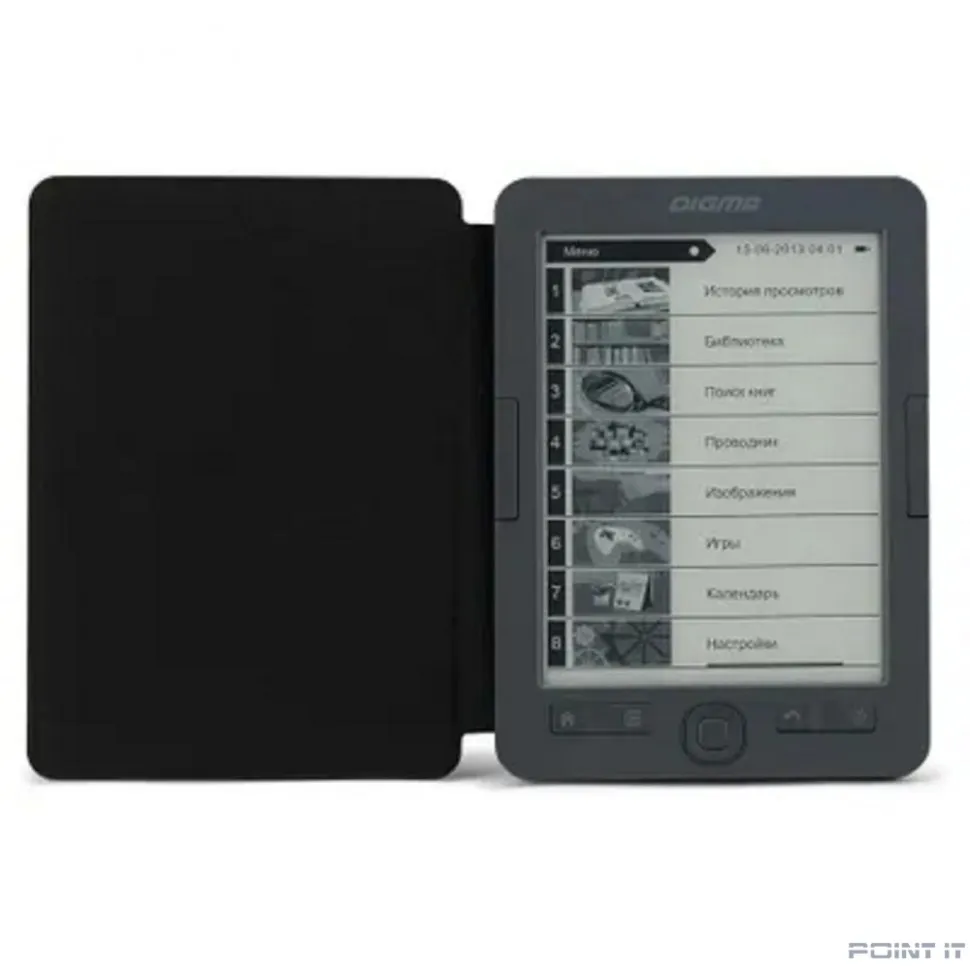 Электронная книга Digma X1 6" E-ink HD Pearl 1024x758 Touch Screen 600MHz/4Gb/microSDHC/frontligt [1564401]