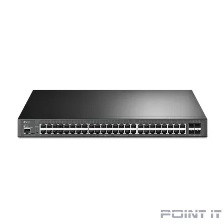 TP-Link SG3452XP Управляемый коммутатор JetStream уровня 2+ c 48 гигабитными портами PoE+ и 4 портами SFP+ PROJ
