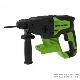 Greenworks GD24SDS2 Перфоратор аккумуляторный бесщеточный, 2 ДЖ, 24V, без АКБ и ЗУ [3803007]