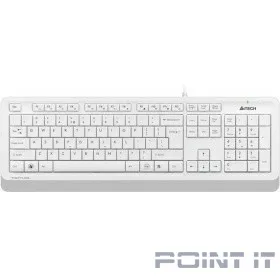 Клавиатура A-4Tech Fstyler FK10 WHITE белый/серый USB [1147536]