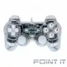 CBR CBG 915 {Игровой манипулятор для PC, проводной, 2 вибро мотора, подстветка, прозрачный, USB}