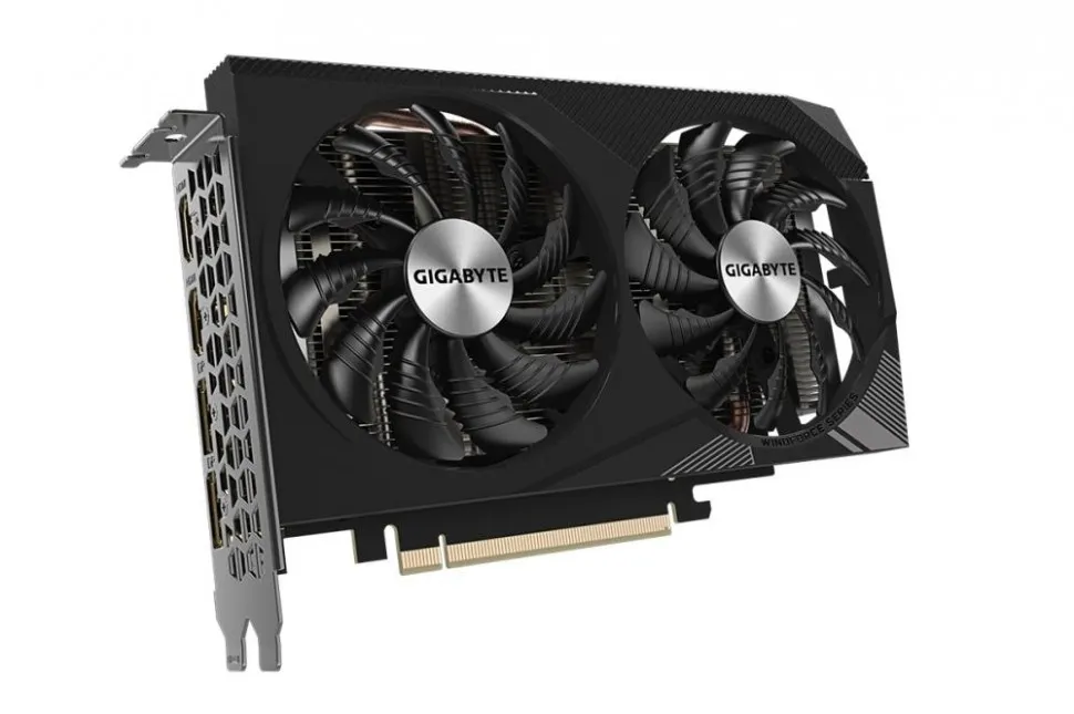 Видеокарта PCIE16 RTX3050 8GB GDDR6 GV-N3050WF2OCV2-8GD GIGABYTE