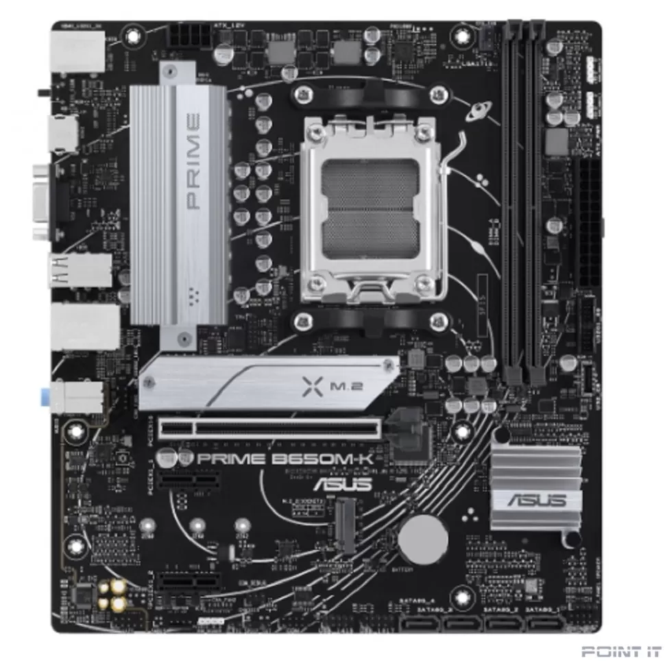 Материнская плата ASUS PRIME B650M-K, SocketAM5, AMD B650, mATX, Ret