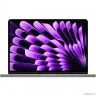 Ноутбук Apple MacBook Air 13-inch 2024 [MXCR3] (КЛАВ.РУС.ГРАВ.) Space Gray 13.6" Liquid Retina {(2560x1600) M3 8C CPU 10C GPU/16Gb/512Gb SSD/рекоменд.переходник 11007065}