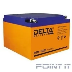 Delta DTM 1226 (26А\ч, 12В) свинцово- кислотный аккумулятор