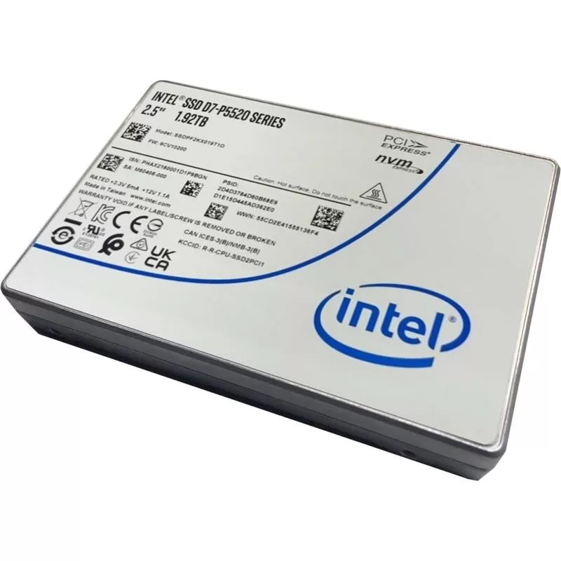 SSD жесткий диск PCIE 15.36TB TLC D7-P5520 SSDPF2KX153T1N1 INTEL