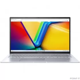 Ноутбук ASUS Vivobook 17X M3704YA-AU161 [90NB1191-M006W0]  Cool Silver 17.3&quot; {FHD Ryzen 5 7430U/16Gb/512Gb SSD/VGA int/noOS}