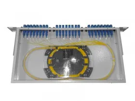 Кросс оптический 19&quot;, 1U 24 SC SM, укомплектованный