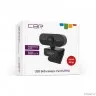 CBR CW 852FHD Black, Веб-камера с матрицей 2 МП, разрешение видео 1920х1080, USB 2.0, встроенный микрофон с шумоподавлением, фикс.фокус, крепление на мониторе, длина кабеля 1,5 м, цвет чёрный