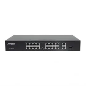 AN-S18P16 - 19-портовый 100/1000 Мбит/с L2 коммутатор с PoE+ до 300Вт