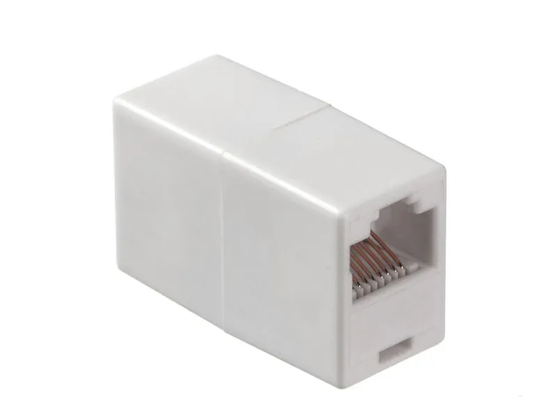 Соединительный модуль RJ-45(8p8c) на RJ-45(8p8c) / белый, Netko