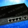 NS104GT5P PoE, коммутатор, настольный, 5 портовый, 4 PoE 802.3at 1Gbit порта, 25W, 1 Uplink 1Gbit порт, кабель питания ЕВРО, черный РАСПРОДАЖА