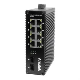 AN-SXG10P8A - промышленный 10-портовый гигабитный L2 коммутатор с PoE до 240Вт
