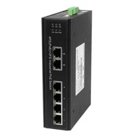 AN-SX6P4A - промышленный 6-портовый L2 коммутатор с HiPoE до 180Вт