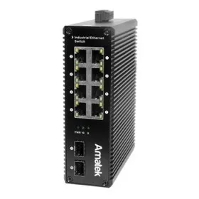 AN-SXG10P8B - промышленный 10-портовый гигабитный L2 коммутатор с HiPoE до 480Вт