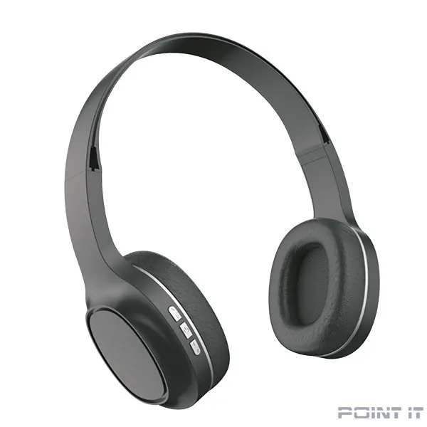 Perfeo PRIME чёрные, наушники полноразмерные беспроводные с микрофоном, MP3 плеером [PF_A4311]