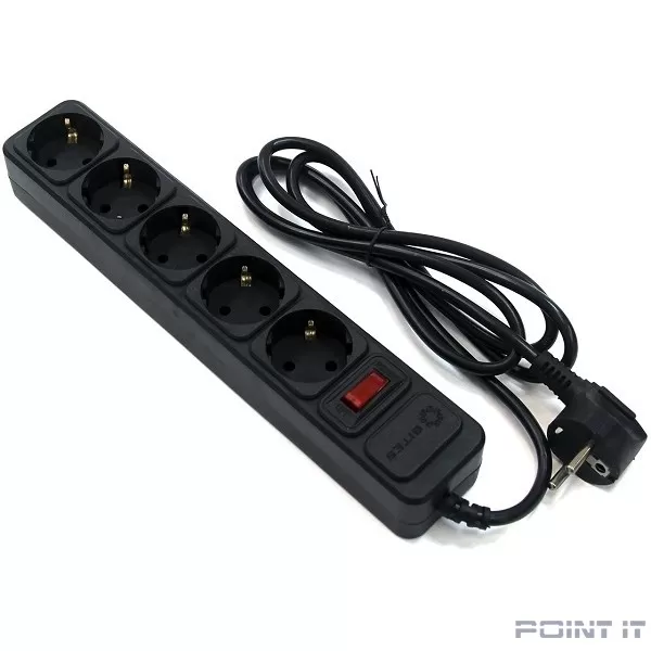 5bites SP5B-118 Сетевой фильтр SP5B-118 5S / 3*0.75MM2 / 1.8M / BLACK