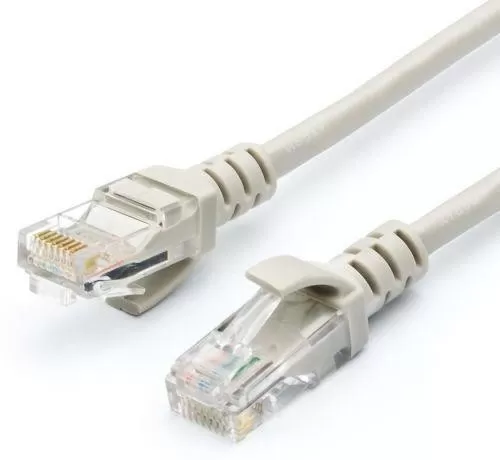 Кабель PATCH CAT5E UTP 15M GREY AT4965 ATCOM