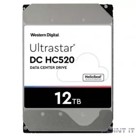12TB WD Ultrastar DC HC520 HDD 3.5&quot; SATA, 7200 rpm, 256MB buffer, 512e, HUH721212ALE600