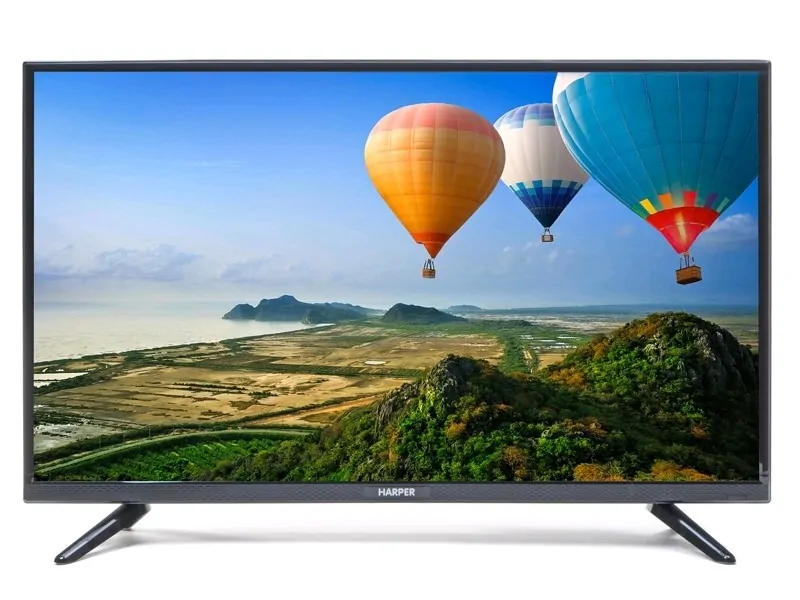HARPER 32R490T {HD READY (1366 x 768); Наличие цифрового тюнера: T2/S2; Габариты упаковки (ШГВ): 770x122x503; Объем, м3: 0,053; Вес, кг: 4,92}