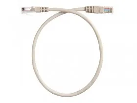 Патч-корд Technolink UTP4 cat 5е, 0,5м, ВС, LSZH, серый, литой коннектор