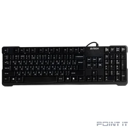 Клавиатура A4Tech KR-750 черный USB
